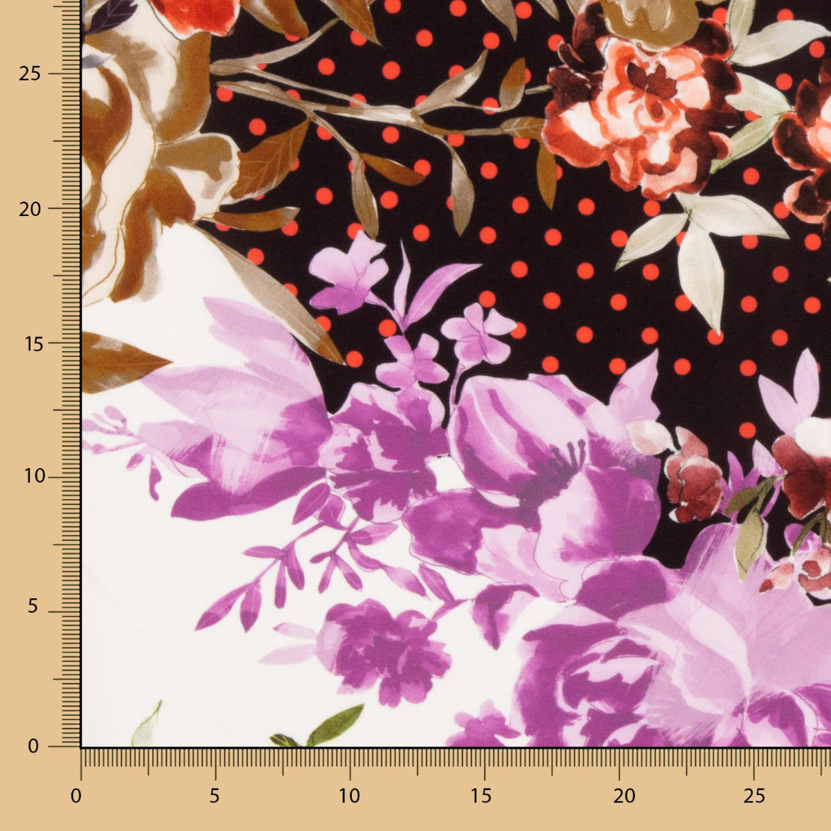 Trench stretch rouge à pois et fleurs - Ribes y Casals