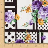 Bi-stretch Patch Cretonne Mauve - Ribes y Casals