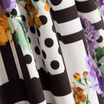 Bi-stretch Patch Cretonne Mauve - Ribes y Casals