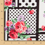 Bi-stretch Patch Cretonne Rouge - Ribes y Casals