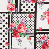 Bi-stretch Patch Cretonne Rouge - Ribes y Casals