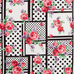 Bi-stretch Patch Cretonne Rouge - Ribes y Casals