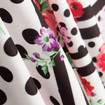 Bi-stretch Patch Cretonne Rouge - Ribes y Casals