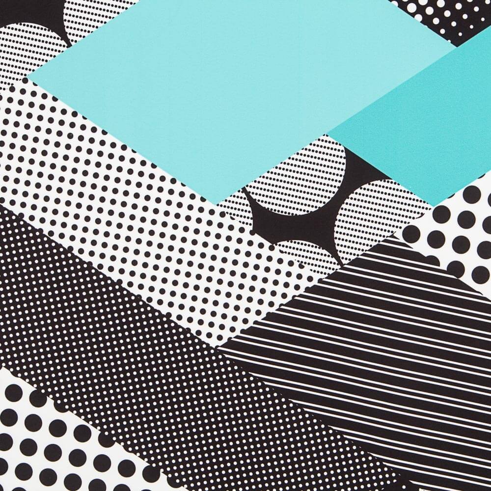 Bi-stretch Patch Geo Aquamarine - Ribes y Casals