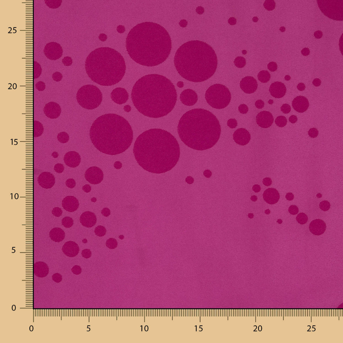 Jacquard Multi Pois Stretch Orchidée - Ribes y Casals