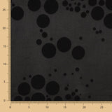 Jacquard Multi Pois Stretch Noir - Ribes y Casals