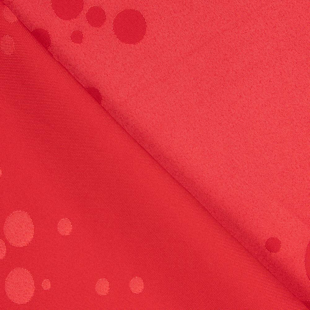 Jacquard Stretch Rouge Multi Pois - Ribes y Casals