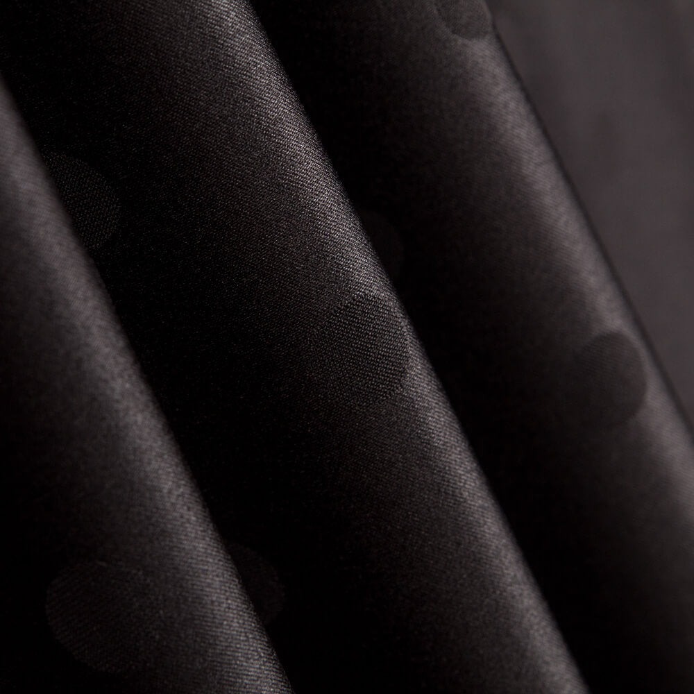Jacquard Pois 3cm Noir - Ribes y Casals