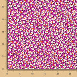 Crêpe Polyester Léopard Rose - Ribes y Casals