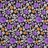 Crêpe Mauve Marguerite et Rose - Ribes y Casals