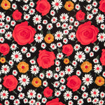 Crêpe Rouge Marguerite et Rose - Ribes y Casals