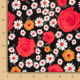 Crêpe Rouge Marguerite et Rose - Ribes y Casals