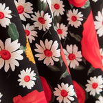 Crêpe Rouge Marguerite et Rose - Ribes y Casals