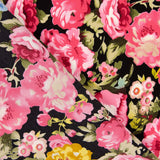 Cretonne en polyester noir Nita Cretonne - Ribes y Casals