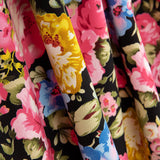 Cretonne en polyester noir Nita Cretonne - Ribes y Casals