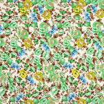 Cretonne en polyester vert Nita Cretonne - Ribes y Casals