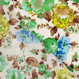 Cretonne en polyester vert Nita Cretonne - Ribes y Casals