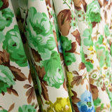 Cretonne en polyester vert Nita Cretonne - Ribes y Casals