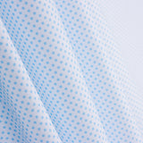 Tissu Popeline Flamenco  Pois 2mm Bleu Ciel - Ribes y Casals