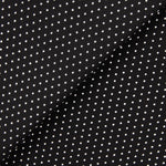 Gabardine Elastique Pois 3mm Noir-Blanc - Ribes y Casals