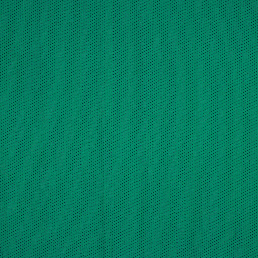 Gabardine Elastique Pois 3mm Vert-Bougainvillea - Ribes y Casals