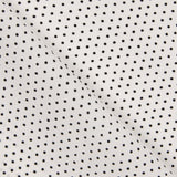 Gabardine Elastique Pois 3mm Blanc-Noir - Ribes y Casals