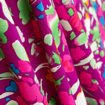 Crêpe Polyester Fleur Orchidée Dreia - Ribes y Casals