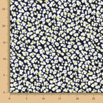 Crêpe Polyester Léopard Citron Vert - Ribes y Casals