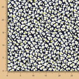 Crêpe Polyester Léopard Citron Vert - Ribes y Casals