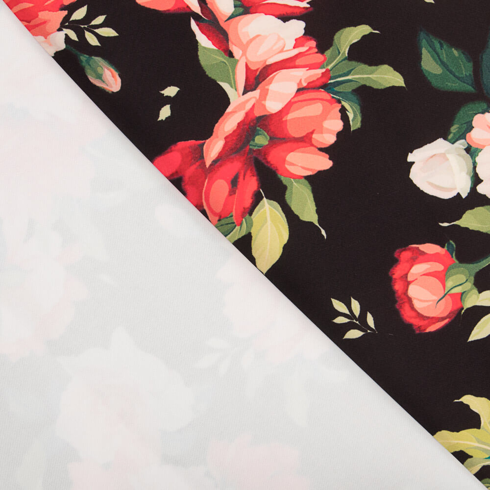 Bi-stretch Cretonne Noir - Ribes y Casals