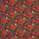 Crêpe Polyester Cretonne Royal Noir - Ribes y Casals