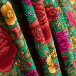 Crêpe Polyester Royal Cretonne Vert - Ribes y Casals