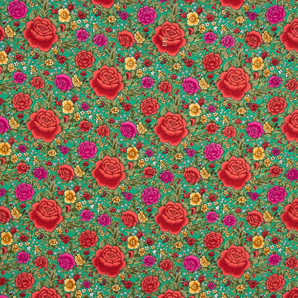 Crêpe Polyester Royal Cretonne Vert - Ribes y Casals