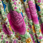 Crêpe Polyester Royal Bougainvillea Cretonne - Ribes y Casals