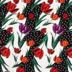 Trench Stretch Tulipes Rouge à Pois - Ribes y Casals