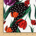 Trench Stretch Tulipes Rouge à Pois - Ribes y Casals