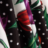 Trench Stretch Tulipes Rouge à Pois - Ribes y Casals