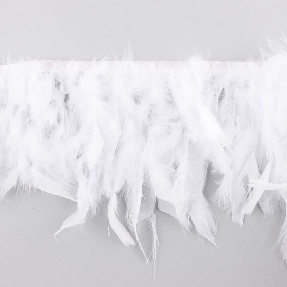 Flecos de Pluma Pavo Blanco. - Ribes y Casals