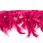 Flecos de Pluma Pavo Granate. - Ribes y Casals