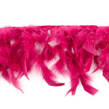 Flecos de Pluma Pavo Granate. - Ribes y Casals