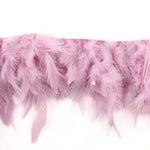 Flecos de Pluma Pavo Rosa Palo. - Ribes y Casals
