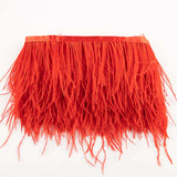 Flecos de Pluma Avestruz Rojo. - Ribes y Casals