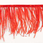Flecos de Pluma Avestruz Rojo. - Ribes y Casals