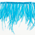 Flecos de Pluma Avestruz Turquesa. - Ribes y Casals