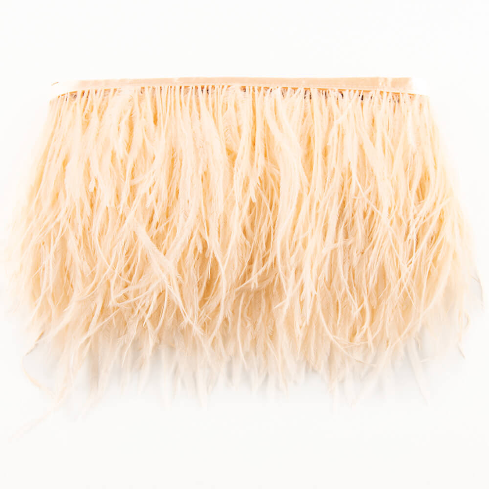 Galon Plumes Autruche Saumon - Ribes y Casals