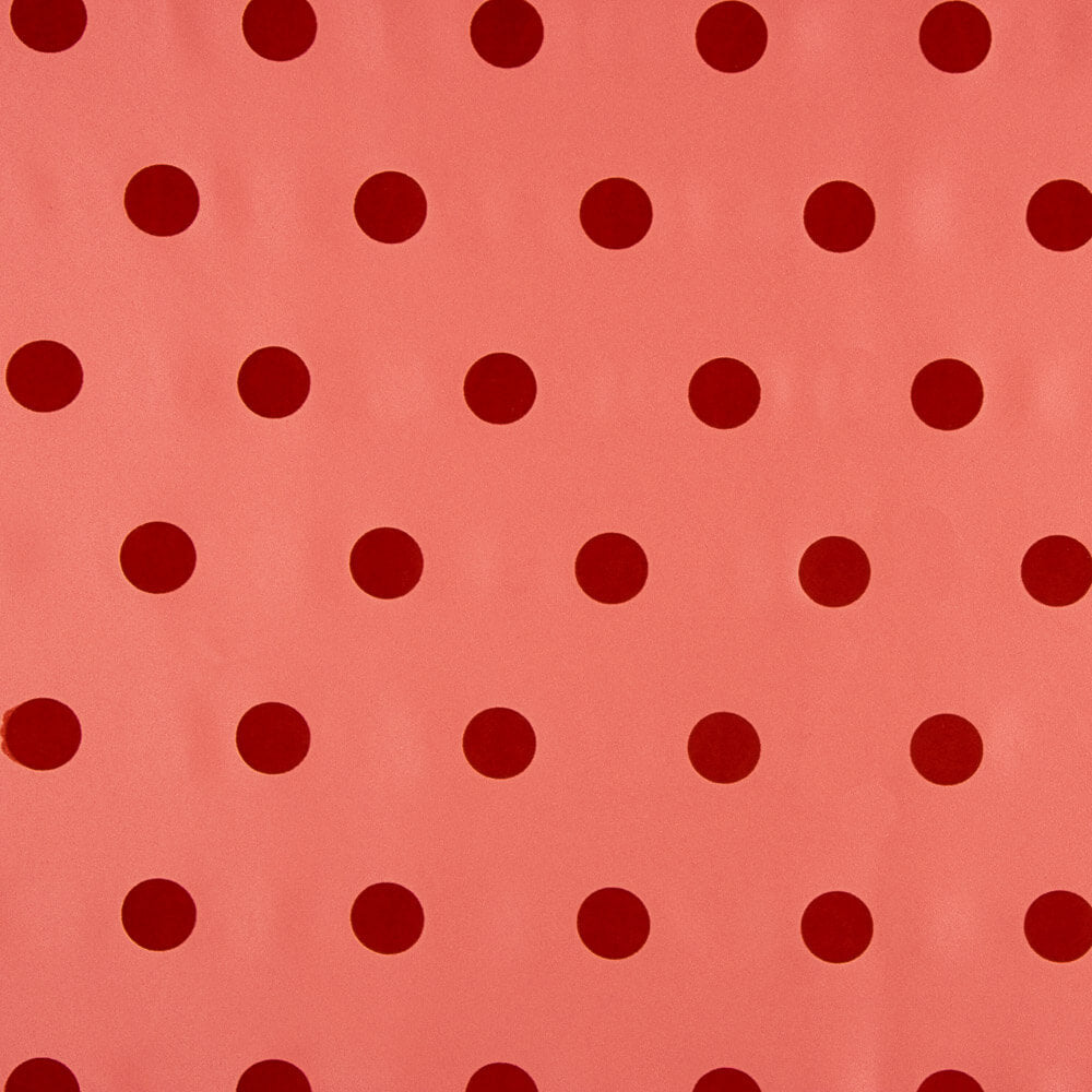 Fama Corail Pois Floqué Rouge 30mm - Ribes y Casals