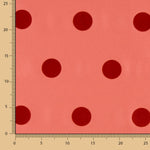Fama Corail Pois Floqué Rouge 30mm - Ribes y Casals