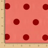 Fama Corail Pois Floqué Rouge 30mm - Ribes y Casals