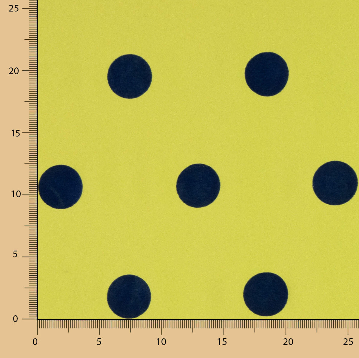 Fama Moon Lime Floqué Bleu Fame 30mm - Ribes y Casals