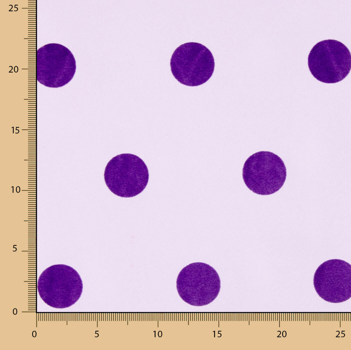 Fama Lavande Points Floqués Lilas Floqué 30mm - Ribes y Casals
